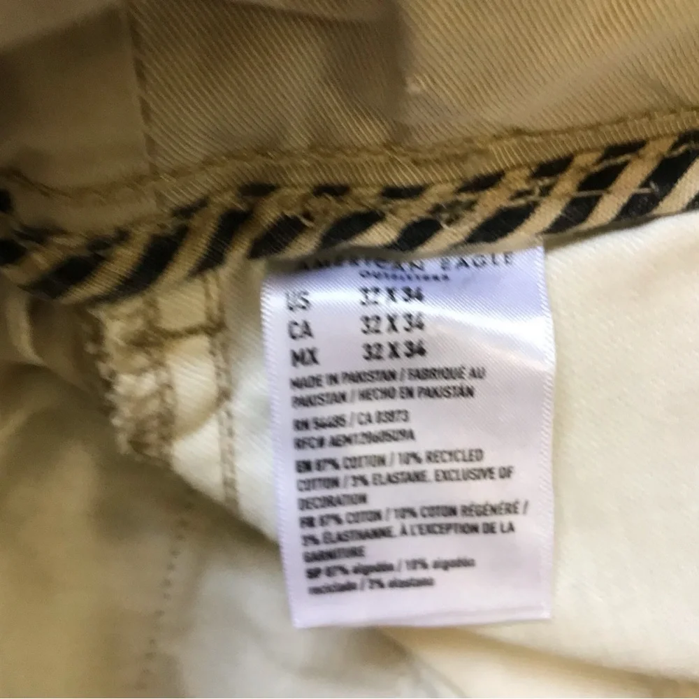 NWT American Eagle Lived In Khakis 32x33